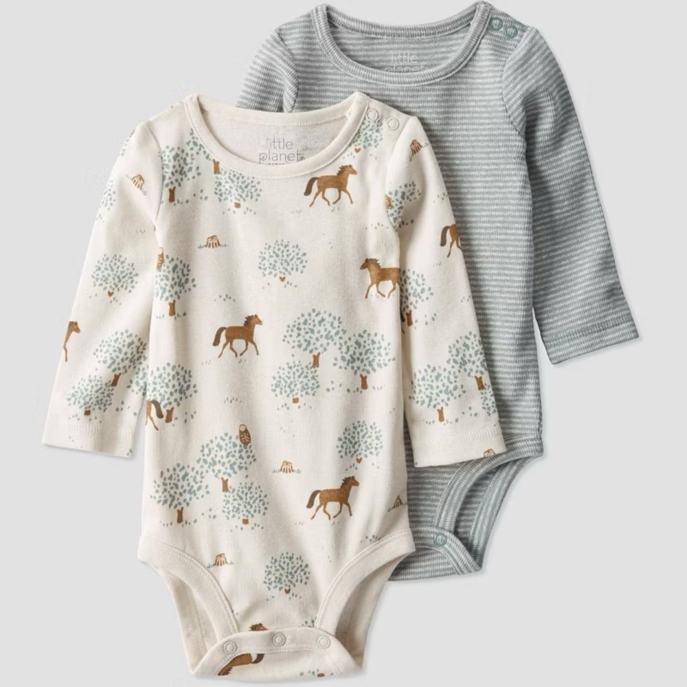 Adorable and comfortable bodysuits - 6-9 months - like NEW